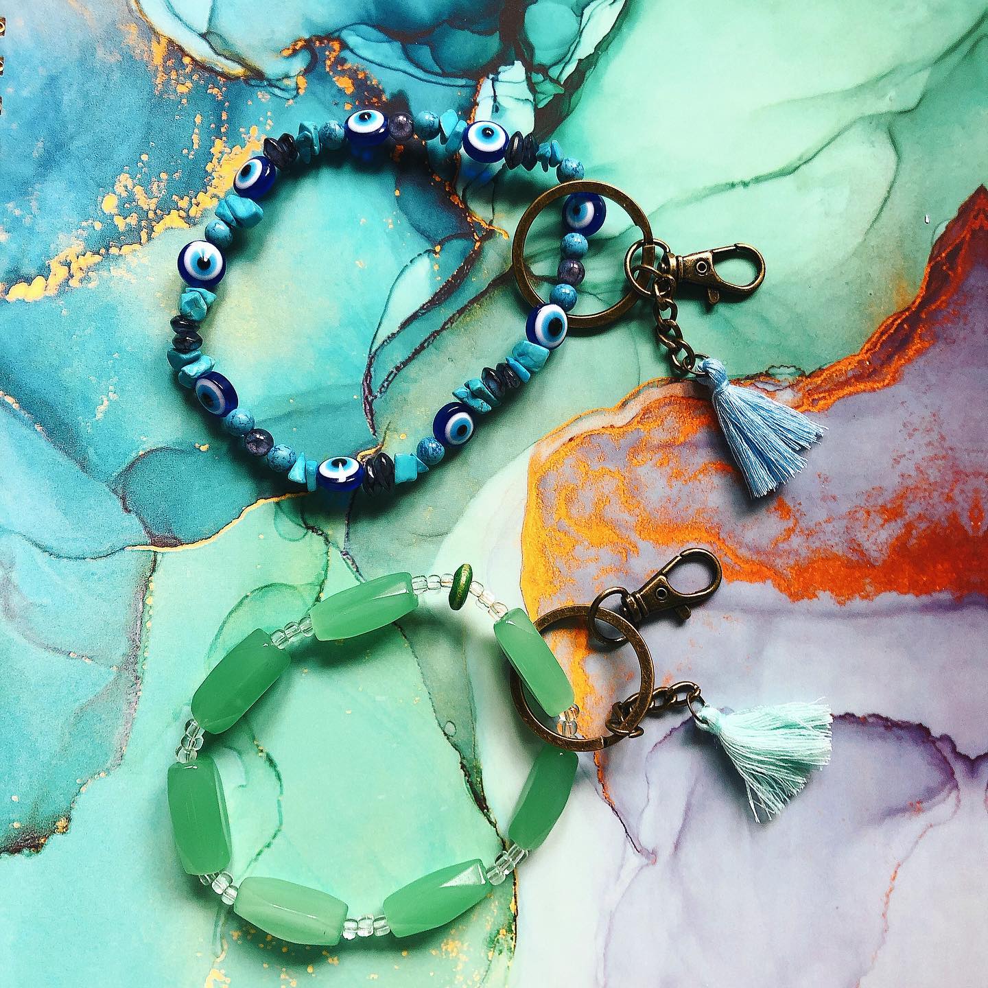 Simple Strands - Our fresh batch of Keychain Wristlets are...