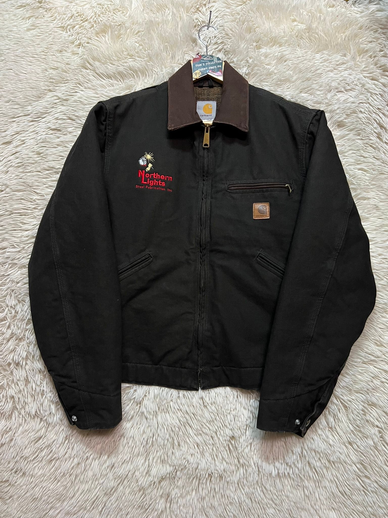 ?♠️♣️ - Carhartt J97 BLK Detroit Jacket (Small) 21.5 x 23 