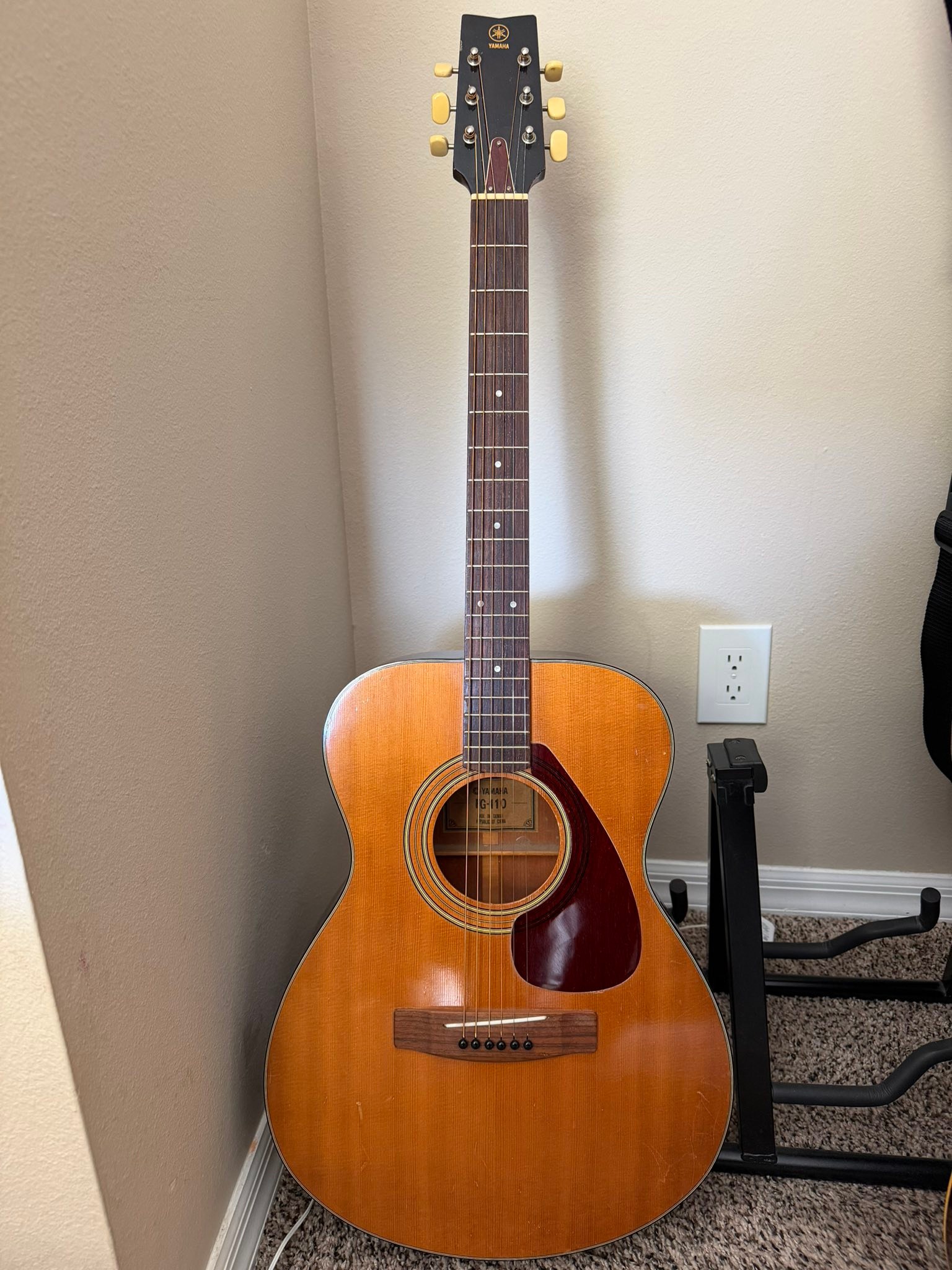 1974 Yamaha FG-110 and 1971 FG-230 vintage guitars