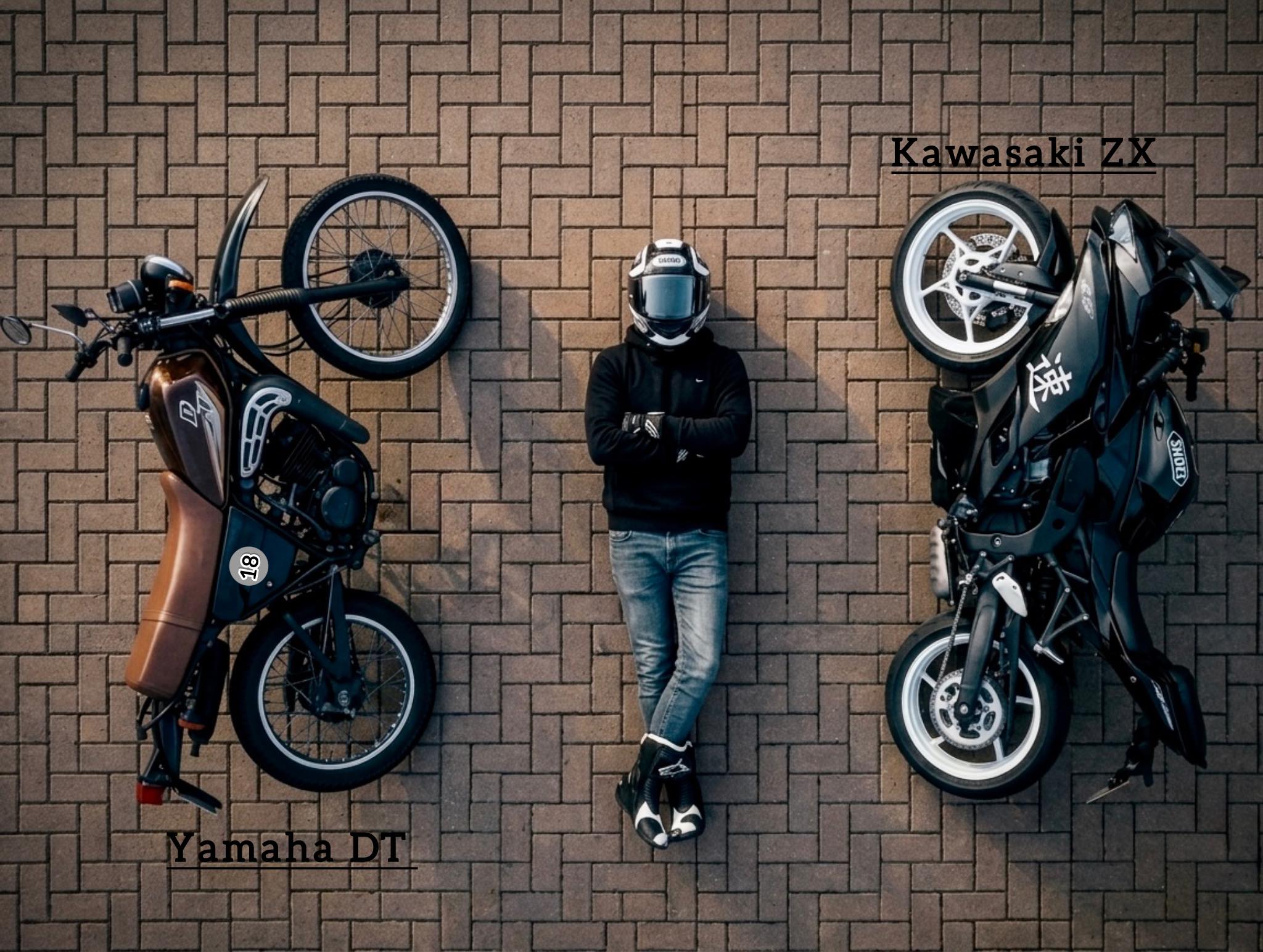 Dirtbike 🤝 Sportsbike Offroad 🤝 Highway Yamaha 🤝 Kawasaki 2