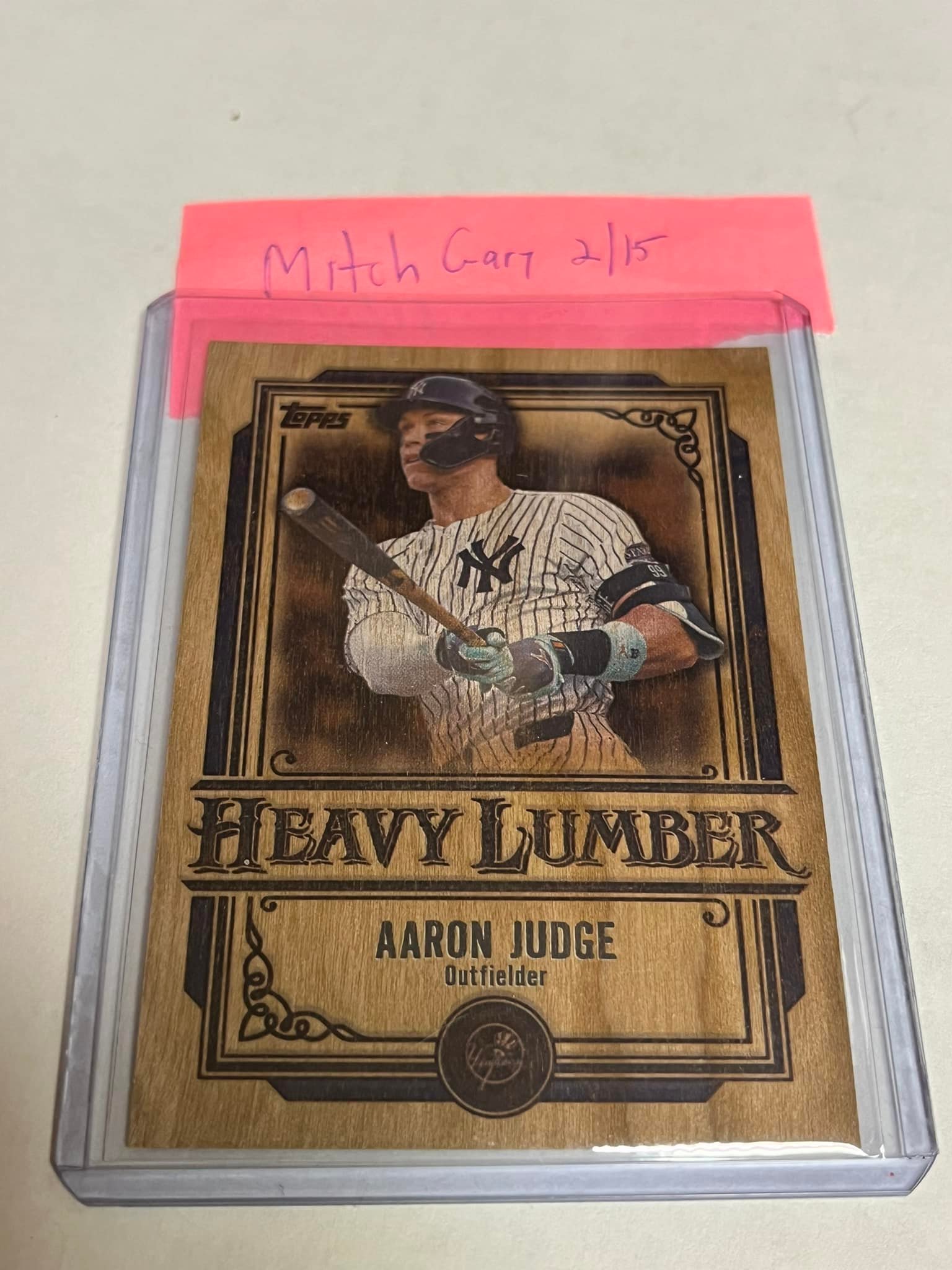 FS: 2025 Topps Heavy Lumber Aaron Judge $180 includes shipping