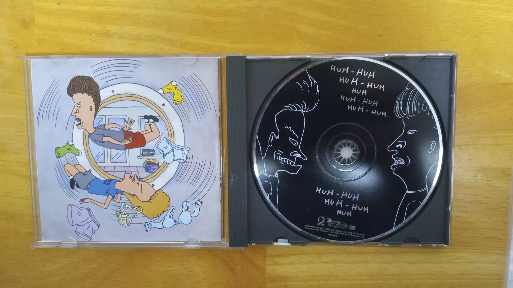 The Beavis and Butthead Experience CD from 1993.