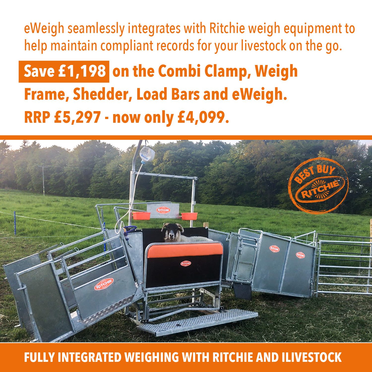 Ritchie Agricultural - Currently save £1,198 on the Combi Clamp, Weigh ...