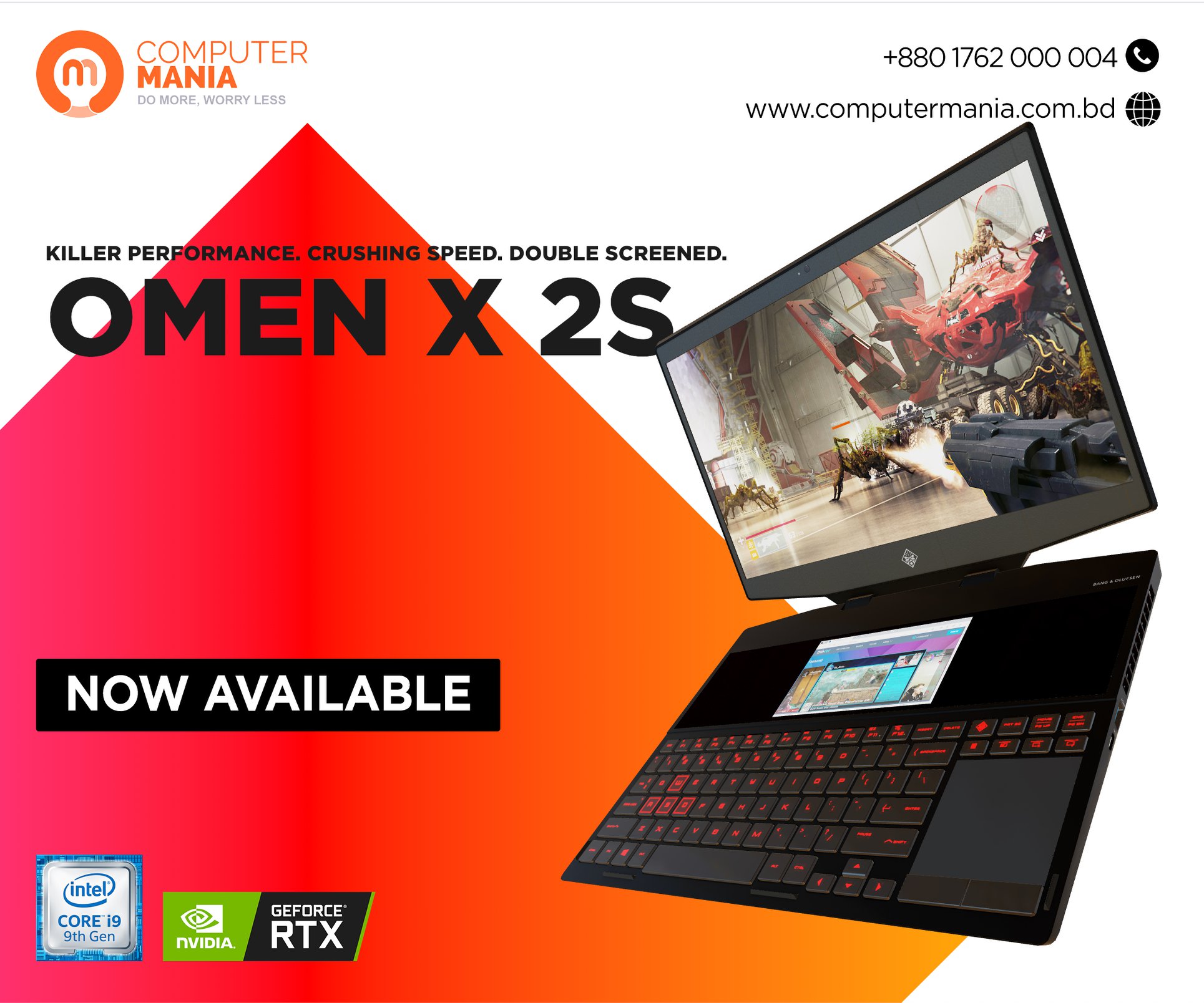 The Dual Screen Gaming laptop HP OMEN... - Computer Mania BD | Facebook