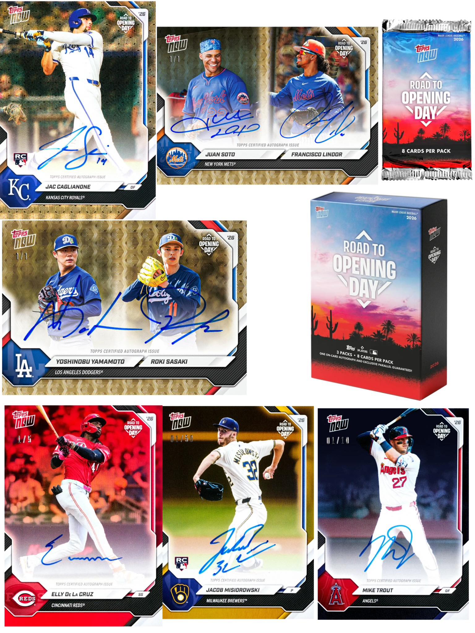出售2026 MLB Topps NOW® Road To Opening Day – Autograph 