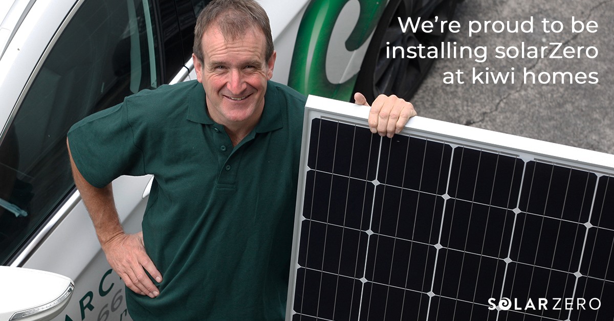 SolarZeroNZ - Meet Mark, a member of our install team - back on the job ...