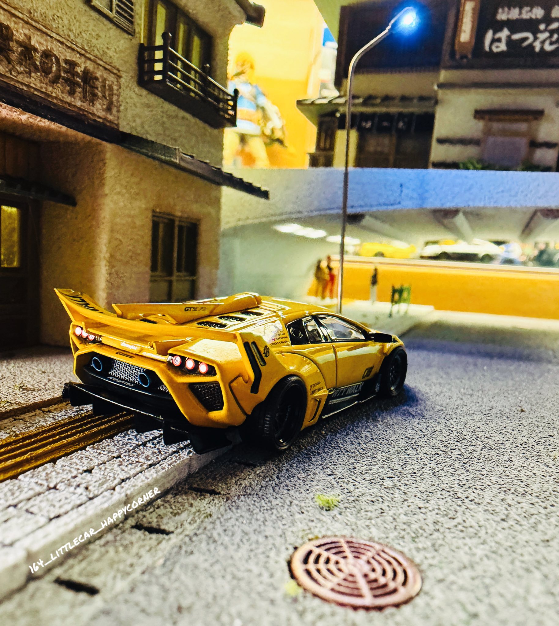 MiniGt Lamborghini LB-WORKS Murcielago GT EVO (yellow)😛