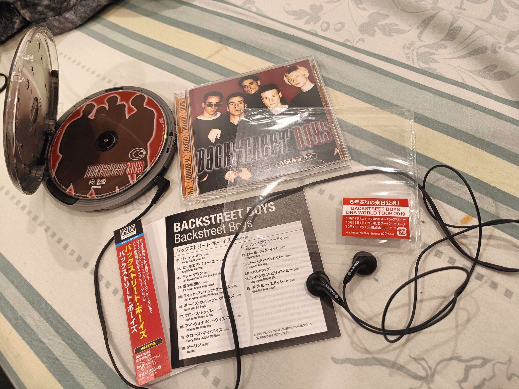 For Sharing, Backstreet Boys Debut Album Japan Edition w/ lyrics