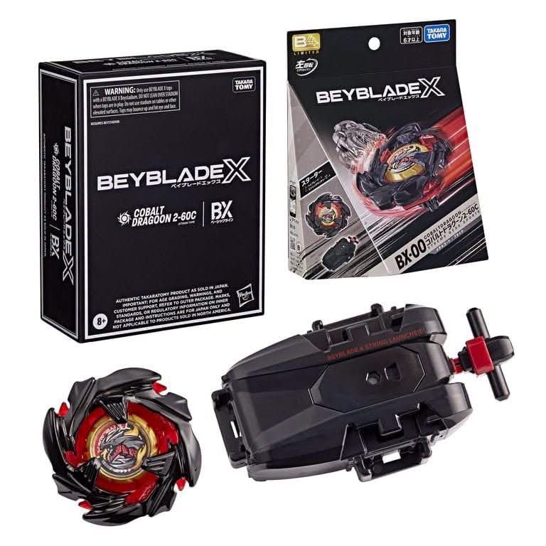 Beyblade X Cobalt Dragoon 2-60C metal coat black available soon in