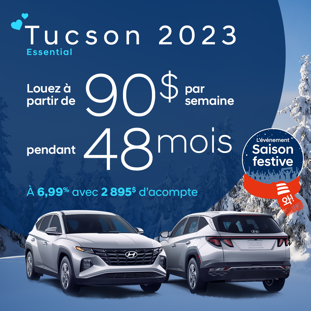 Le rutilant Tucson 2023 ! Sautez... - St-Nicolas Hyundai
