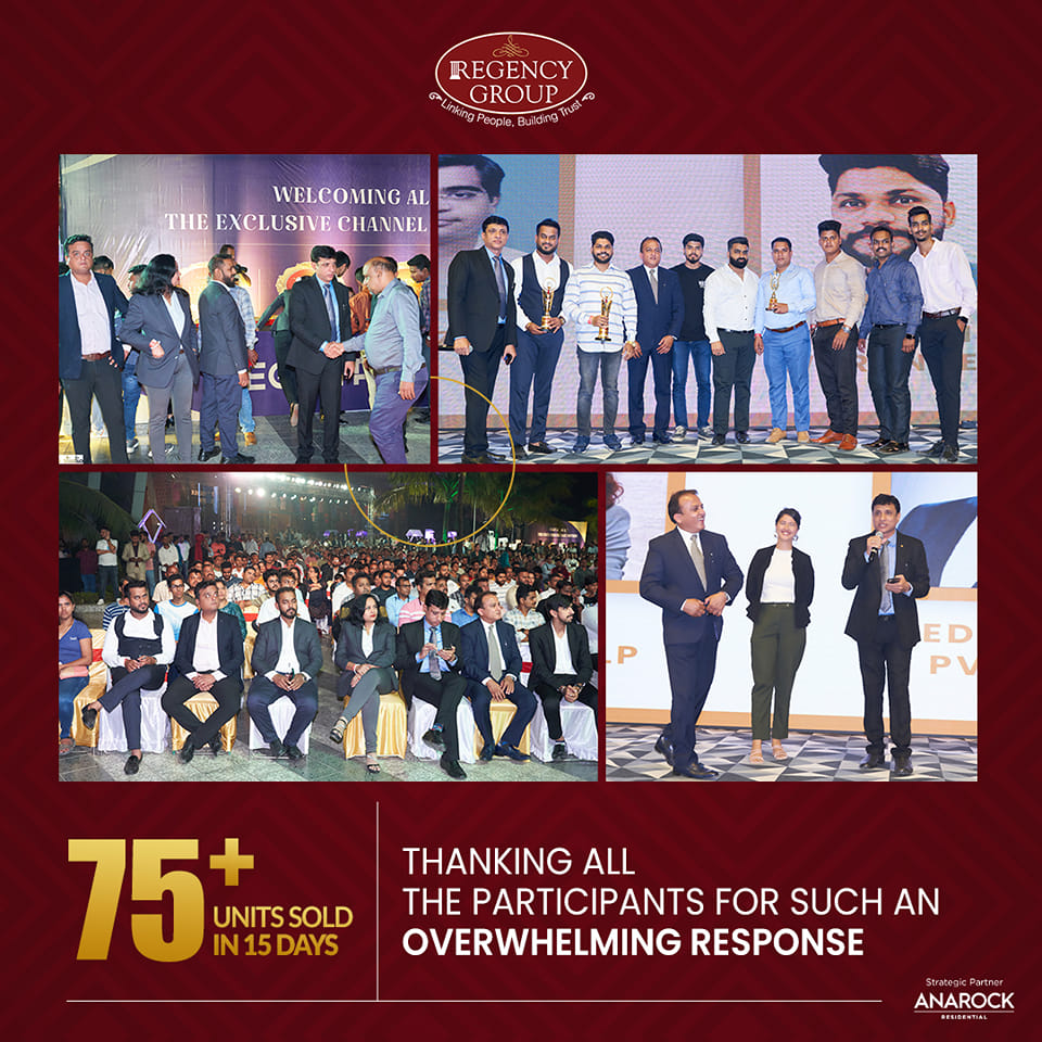 Regency Group - With 75+ units sold in 15 days and the participation of ...