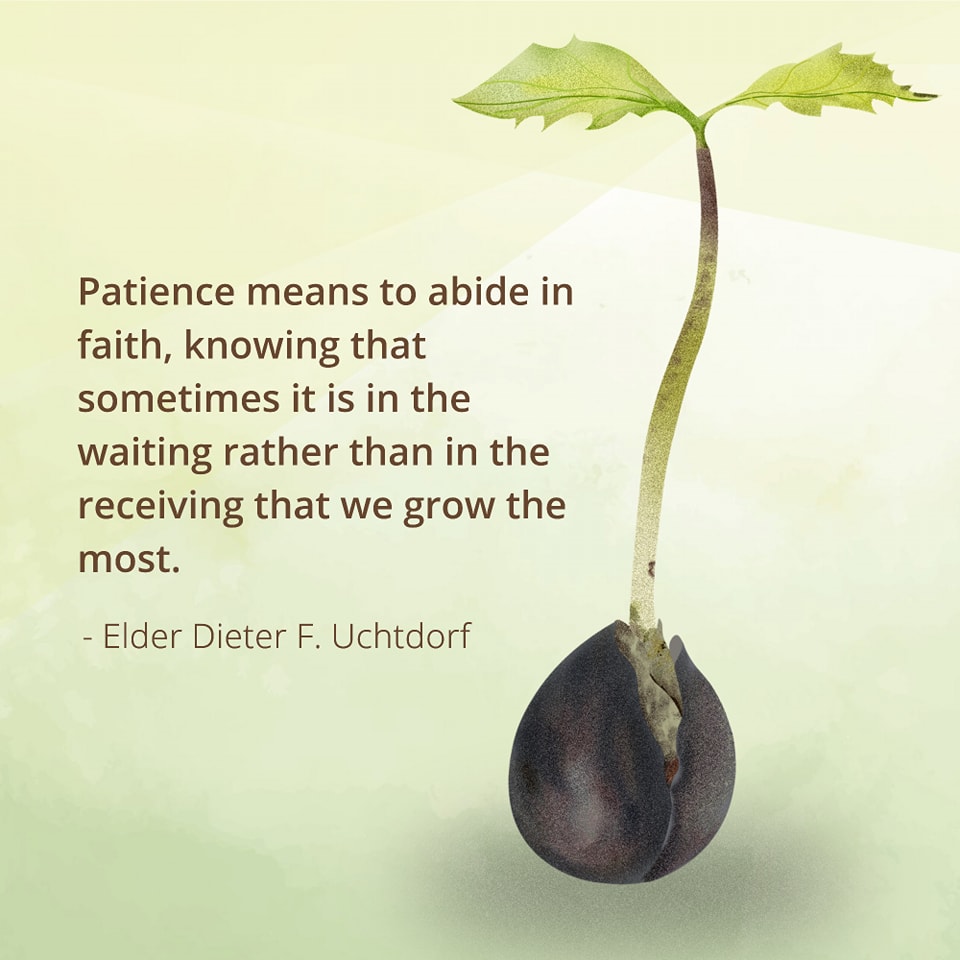 The Church - I learned that patience was far more than simply waiting ...