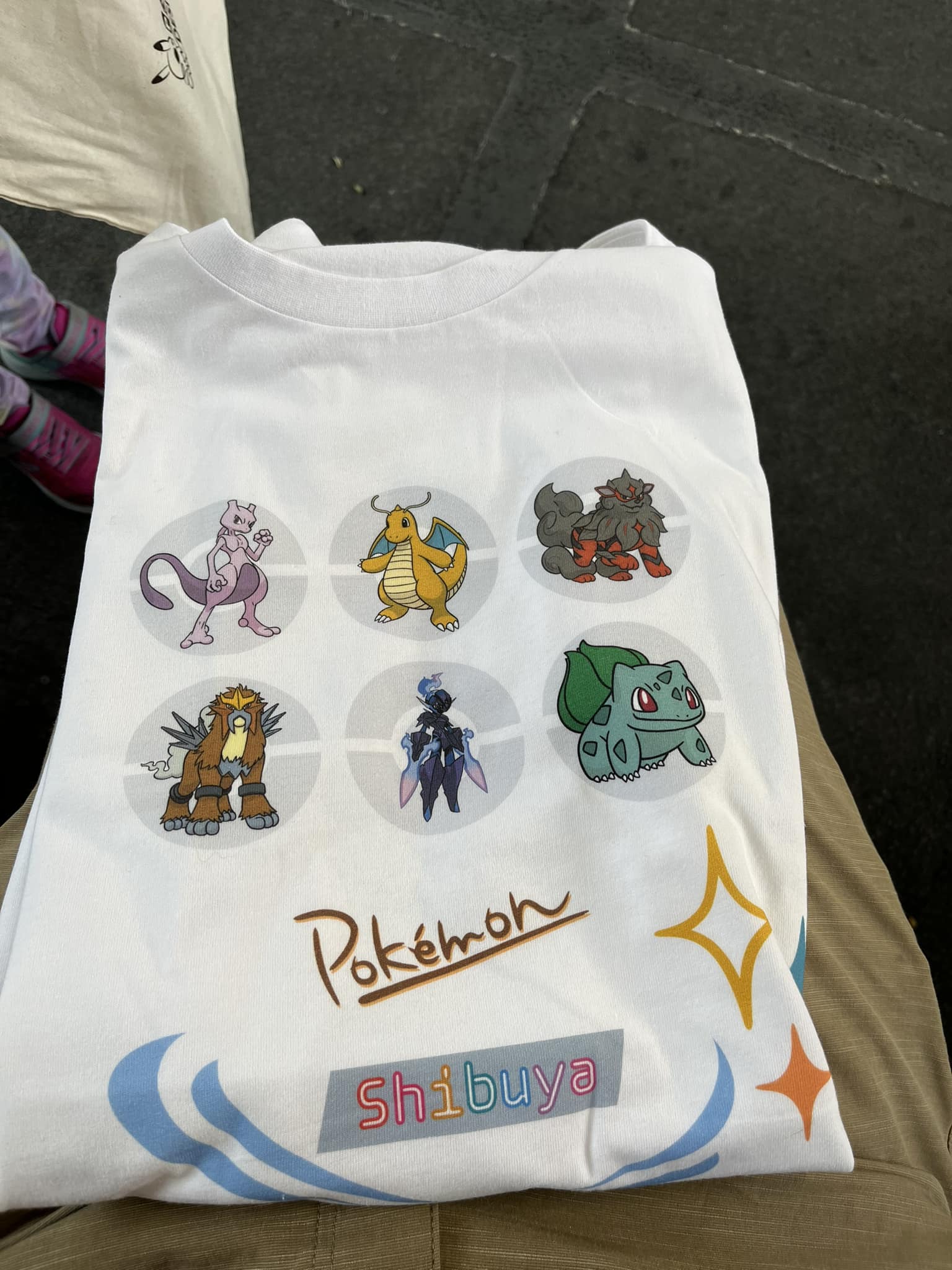 Shibuya Pokemon Centre custom t-shirt service