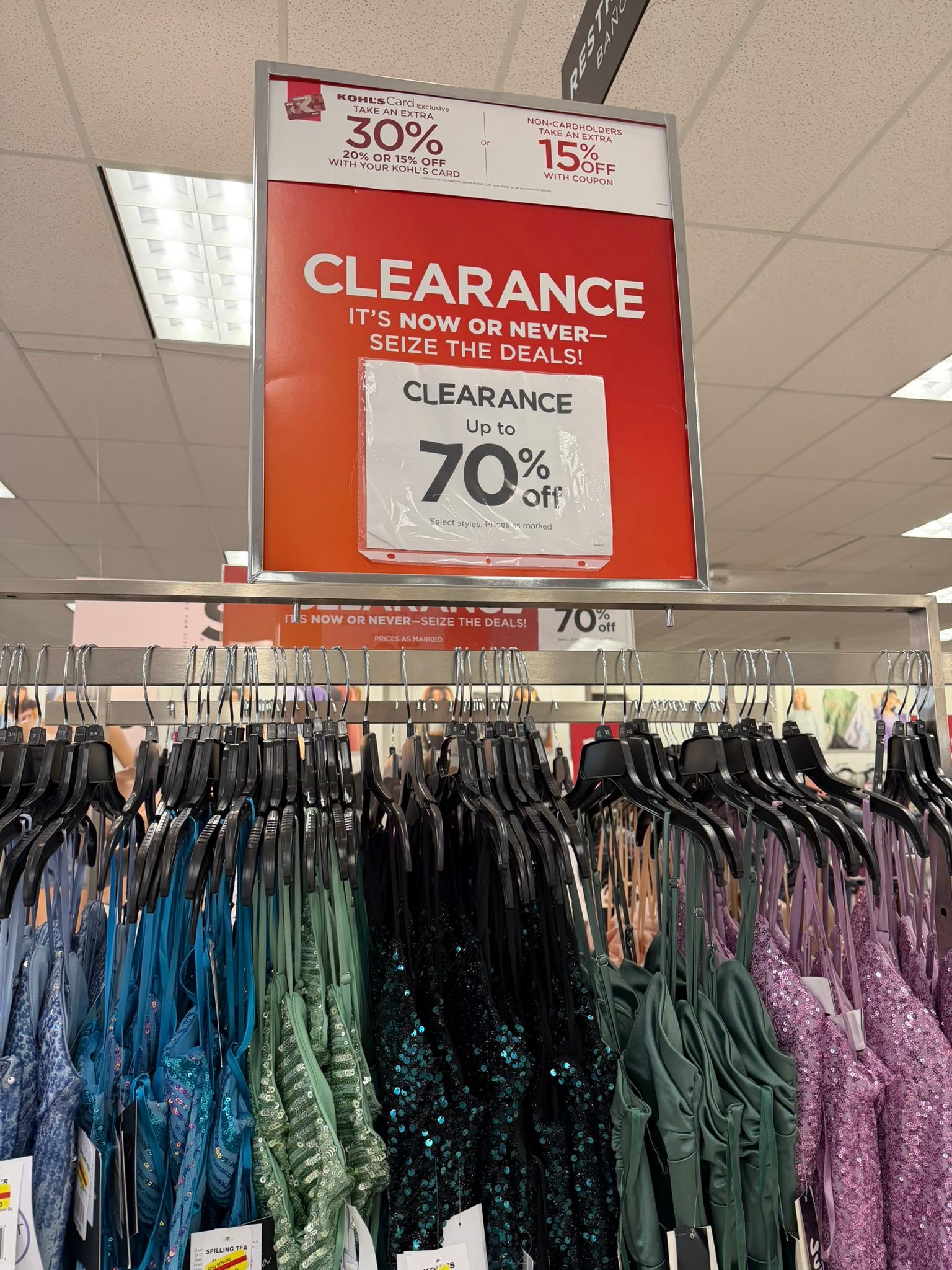kohl's clearance formal dresses Newburgh, NY prom on Iridescent Royal
