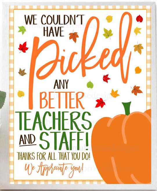 Goldthwaite - We are THANKFUL for our teachers & staff. Please help us ...
