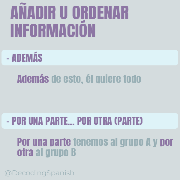 Decoding Spanish