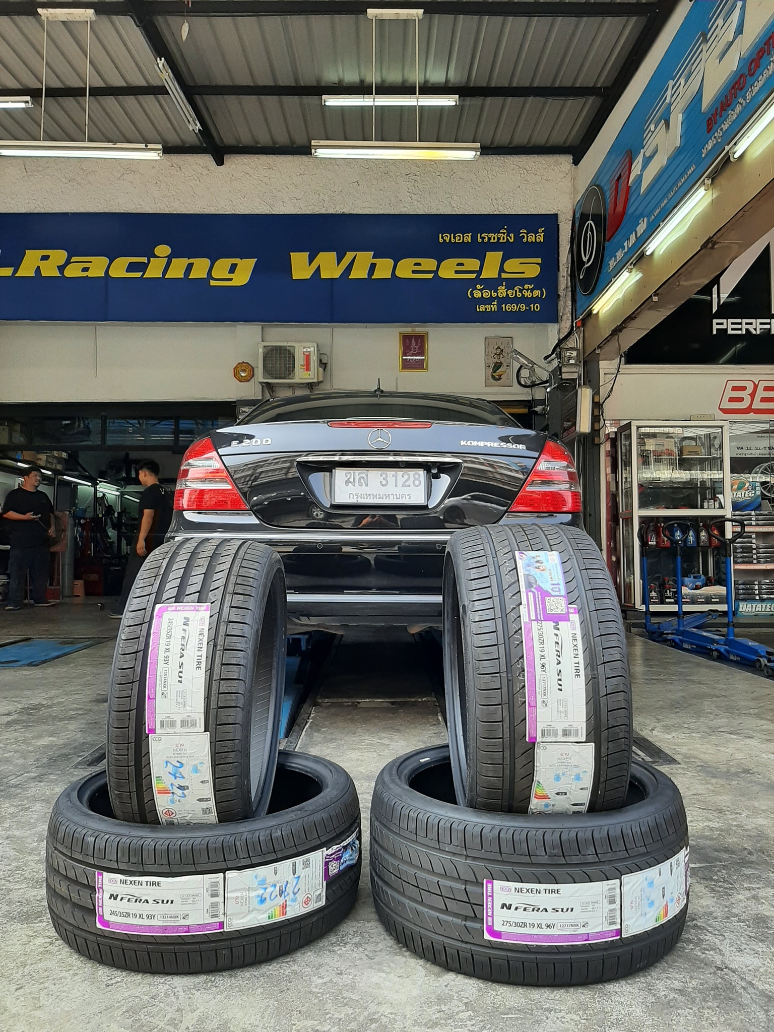 Nexen su1 ยางคุณภาพกับราคาสบายๆ Benz E200 กับขนาดยาง F: 245/35/19 R ...