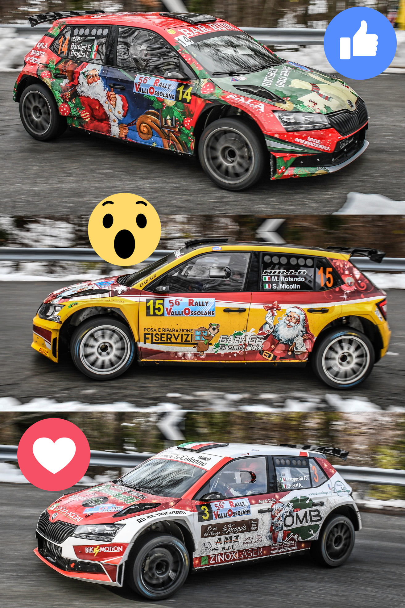 🎅🏻 Vote for your favorite Santa... - Škoda Motorsport
