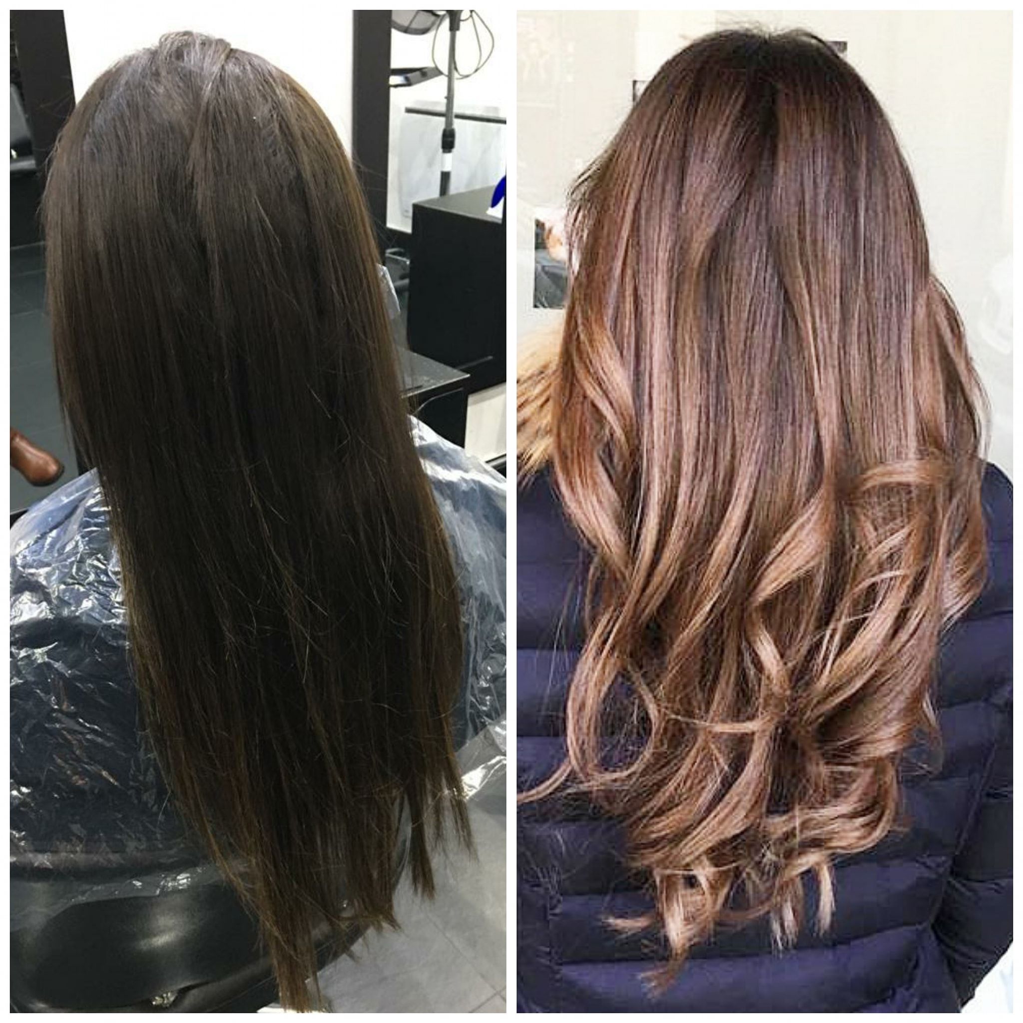 Balayage Blond Sur Brune Avant Après
