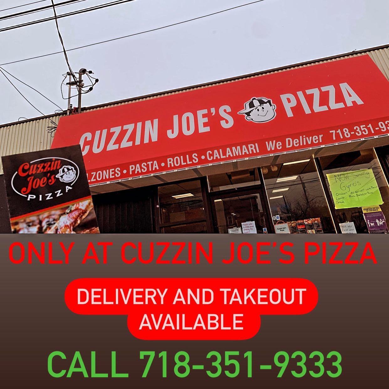 Cuzzin Joe's Pizza | Staten Island NY