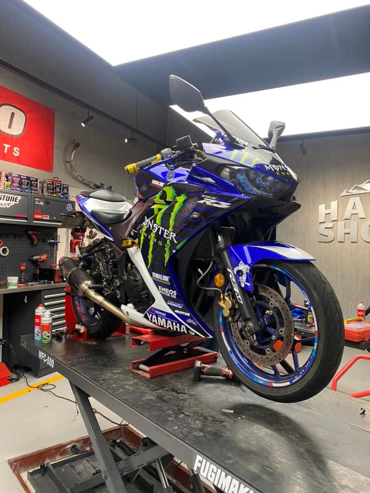 Haku show -哈客重機 - ️Yamaha R3 原廠三角台珠碗更換 ️ 🎯軸承更換強化錐形珠碗... | Facebook