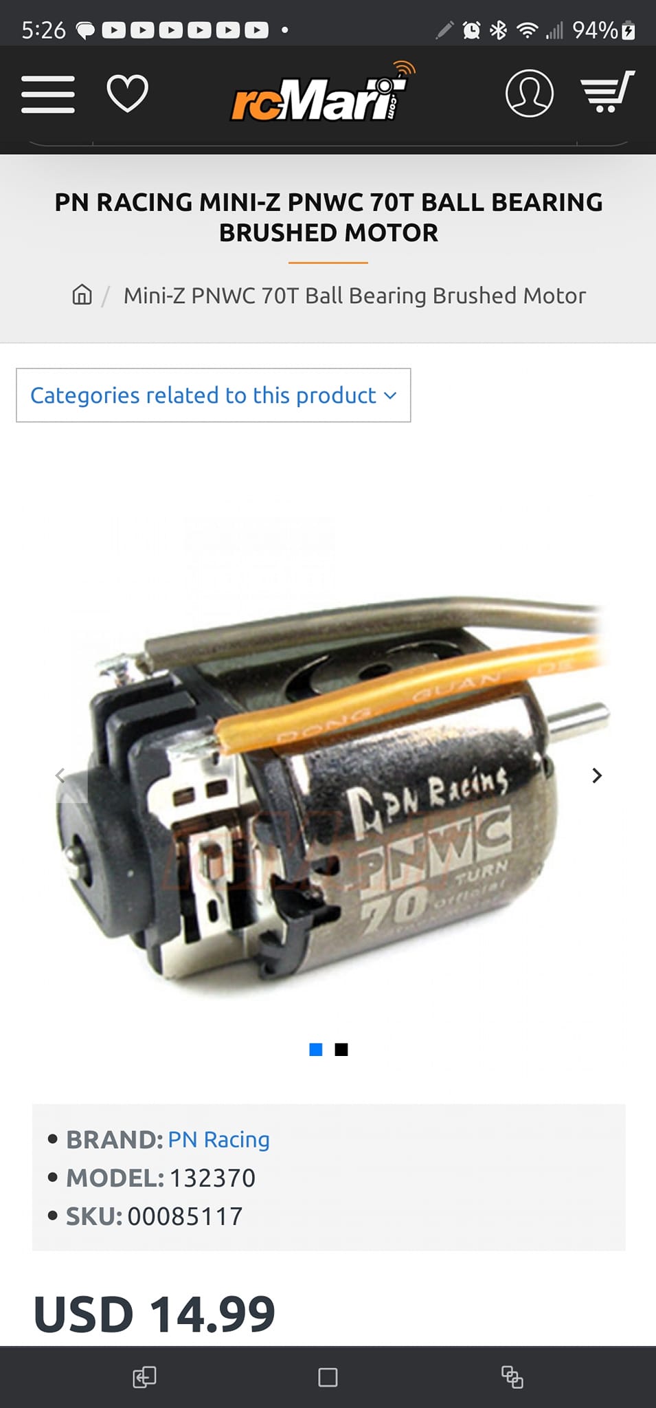 Back to the standard mini-z 8500kv motor or 25rpm racing tomorrow