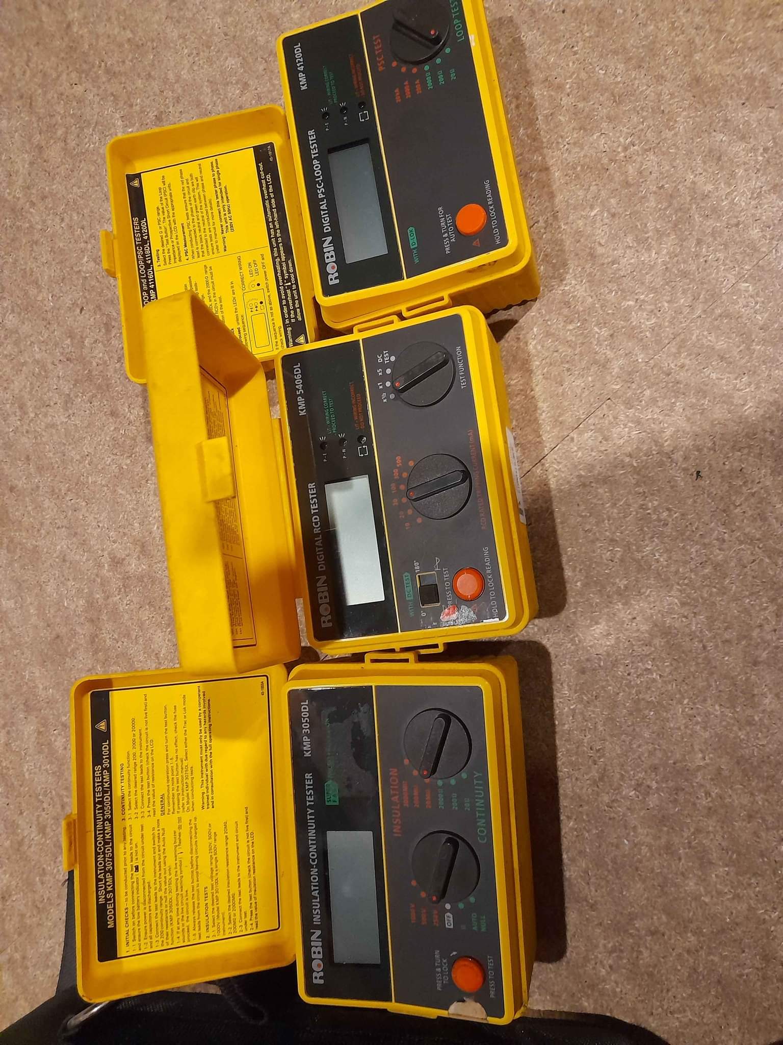 ROBIN electrical testing equipment - Measuring Tools & Sensors - Milton ...