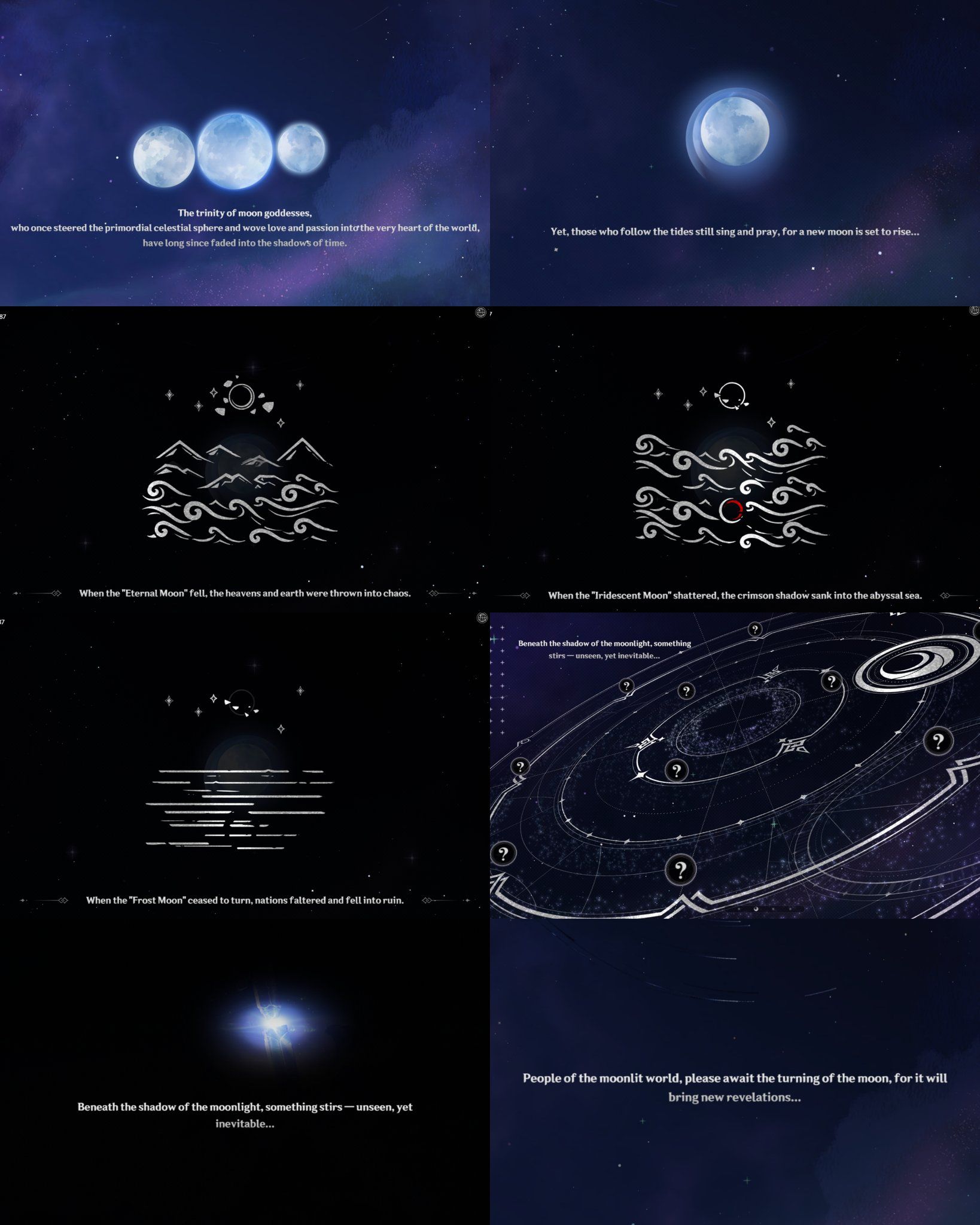 Lore Drop soal Moon Sisters pada web event terbaru #GI_Lore 