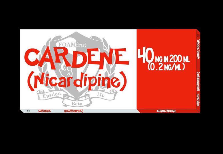 FOAMfrat - 💉Nicardipine (Cardene IV) is a calcium channel blocker ...
