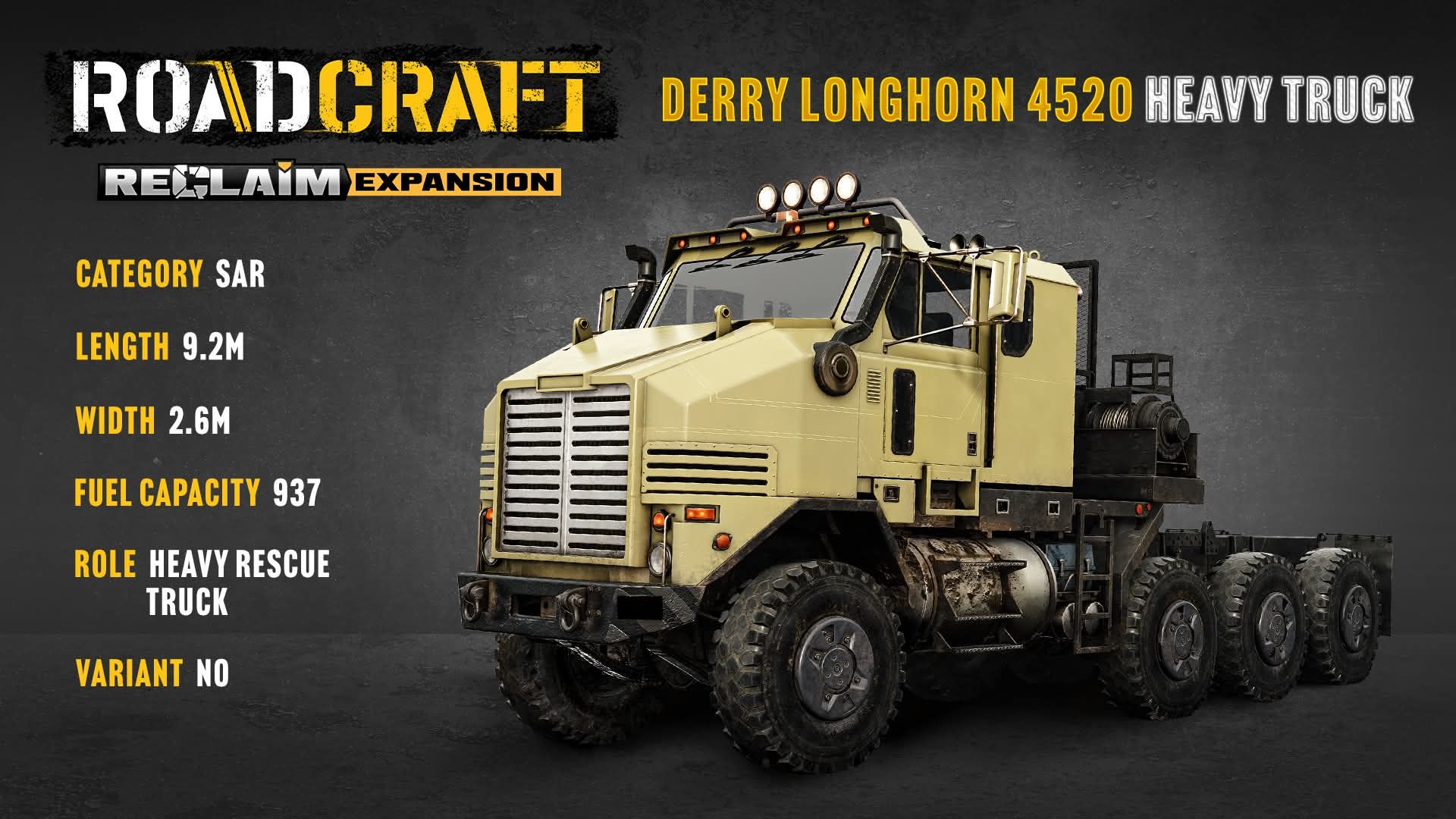 Heavy wrecker truck in sar category