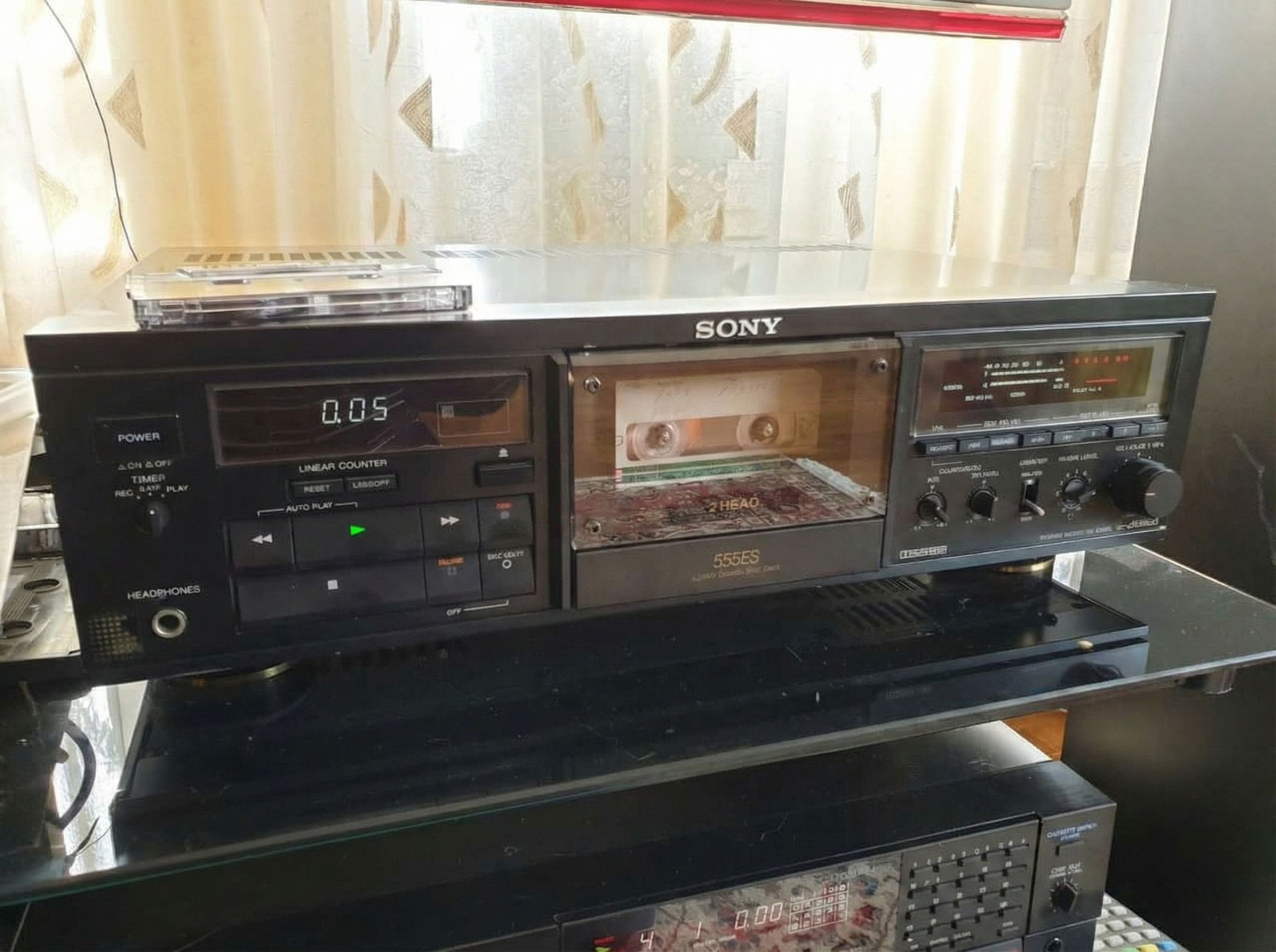 Sony TC-K88B sliding cassette deck circa 1978
