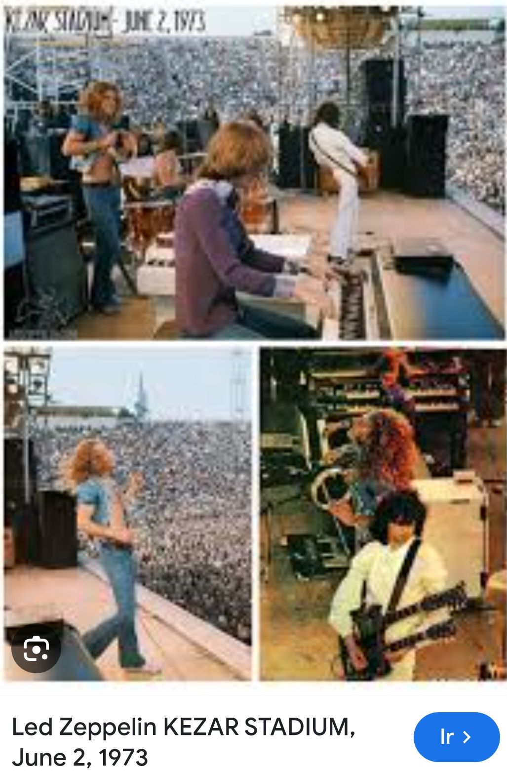 Led Zeppelin breaks concert attendance record in 1973