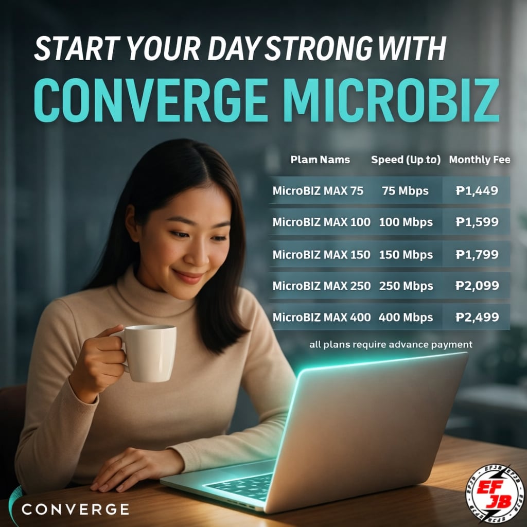 CONVERGE FIBER-X APPLICATION MANILA,Q.C,CAMANAVA AND OTHER NCR AREA ...