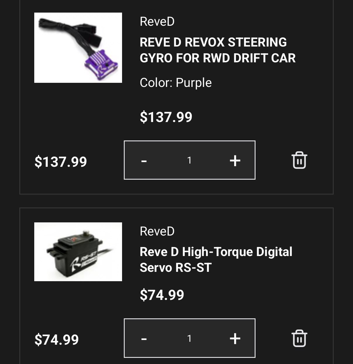 Any good setup for reveD rs-st servo together with revox gyro,