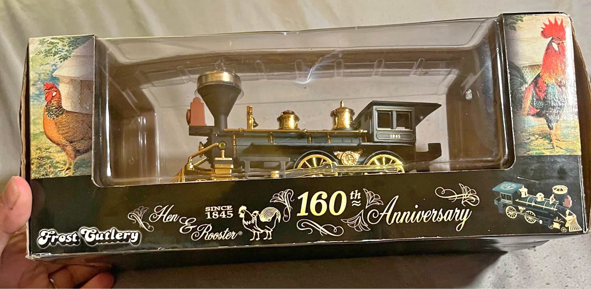 Hen & Rooster 160th Anniversary Train Model Frost Cutlery - Model ...