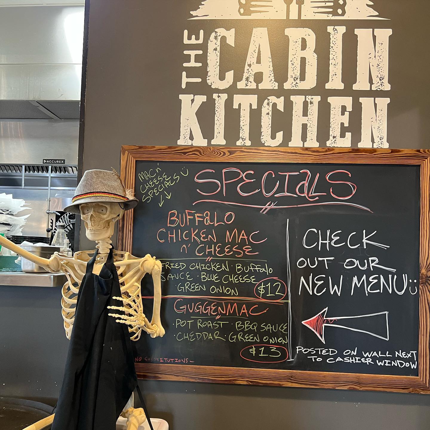 The Cabin Kitchen at Guggman Haus