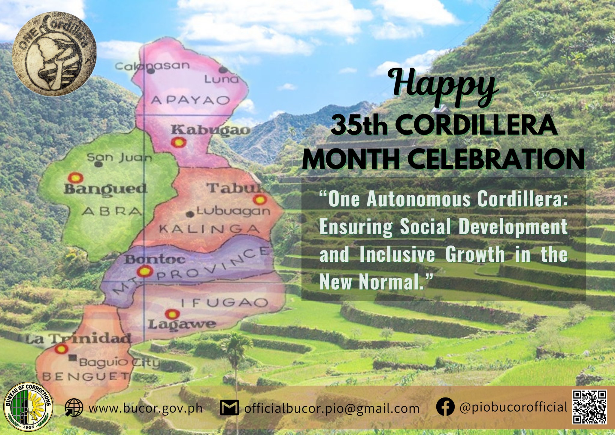 It’s Cordillera Day 2022! As you... - Bureau of Corrections | Facebook