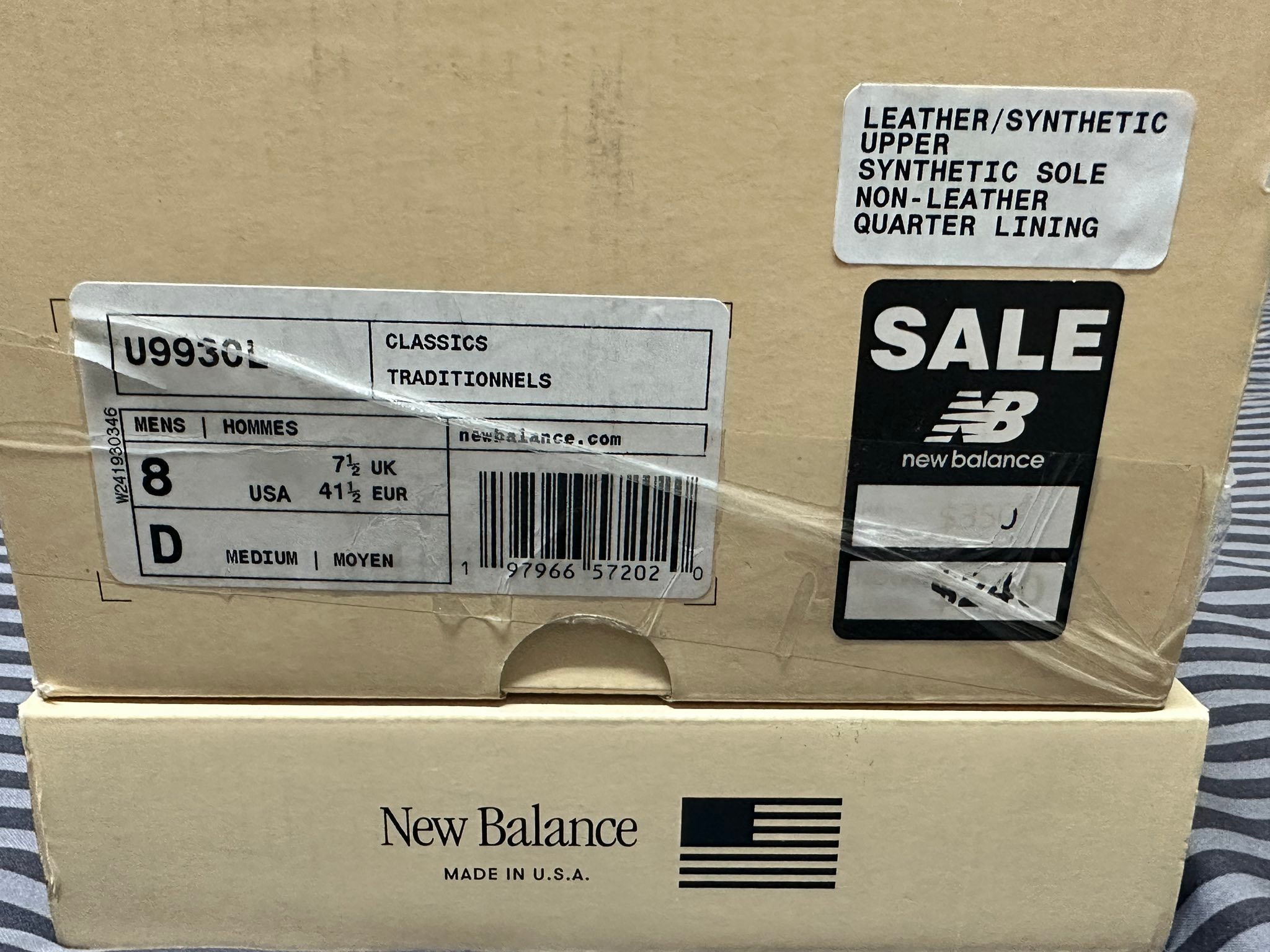 目的】：現貨出售** **【商品】：kith x new balance 993 ** **【尺寸 
