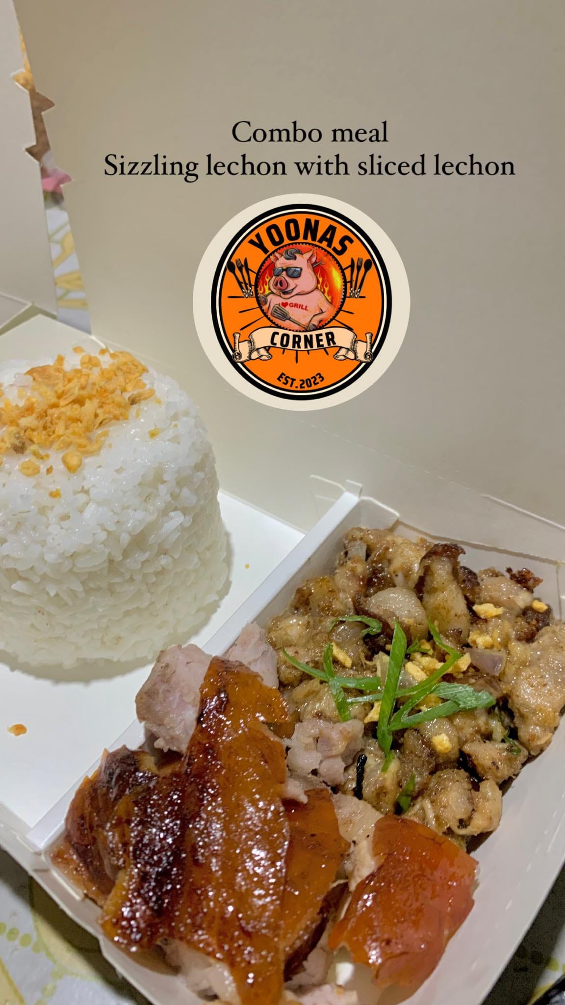 Yoona's Lechon Belly and Rice Toppings