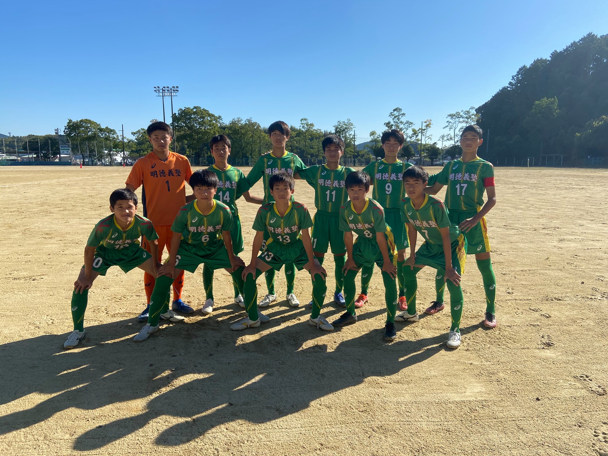 明徳義塾中学サッカー部 試合結果 第27回高知県中学校サッカー選手権大会 春野中学校 三回戦 Facebook