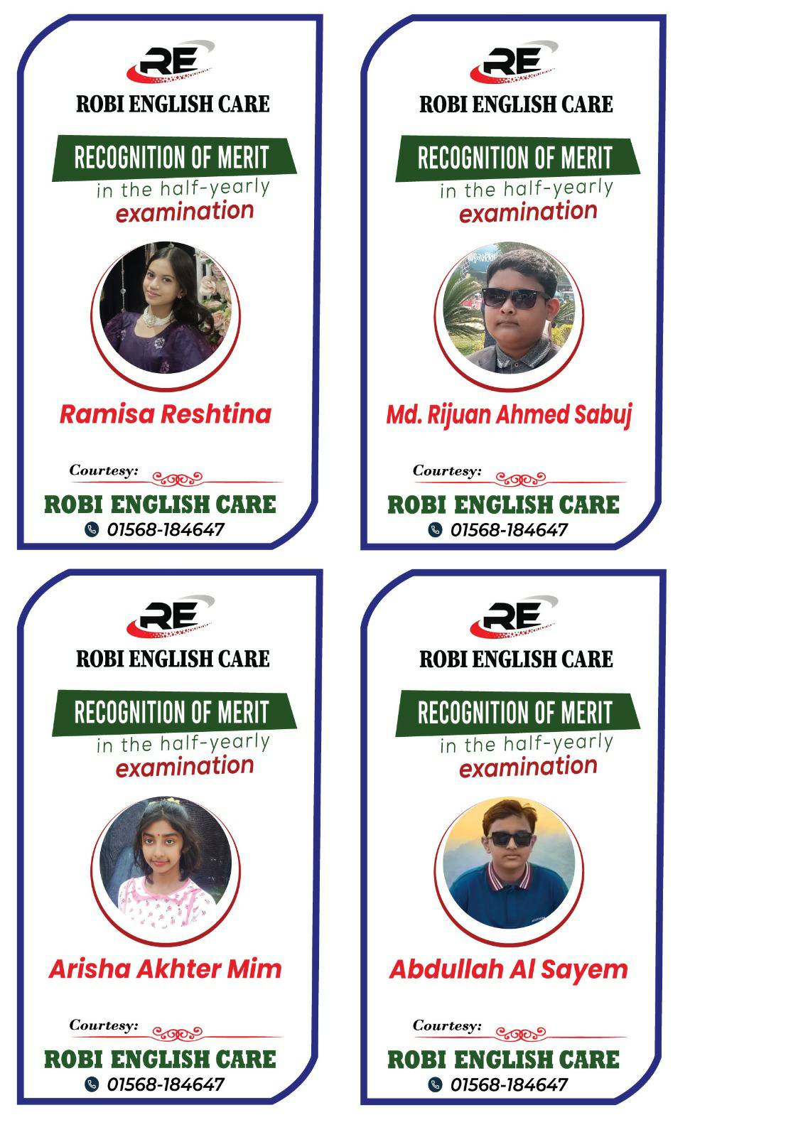 ROBI ENGLISH CARE | Admission is going on.....For final examination (4 ...