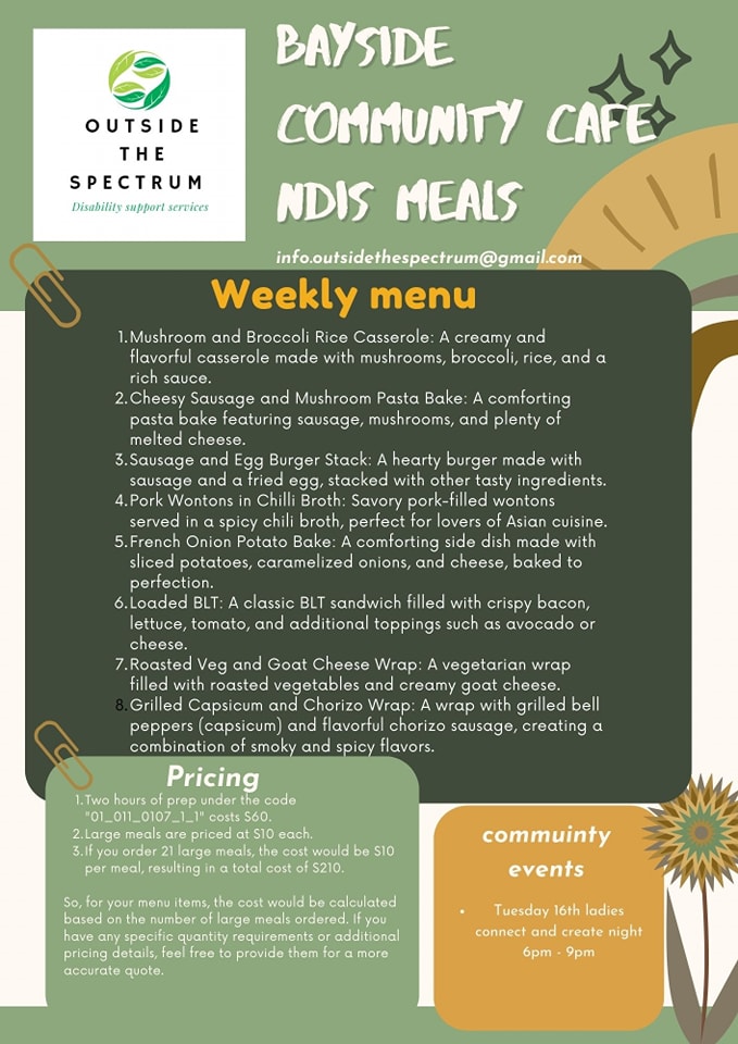 🍽 Exciting Cafe Menu Update! 🍽... - Outside The Spectrum