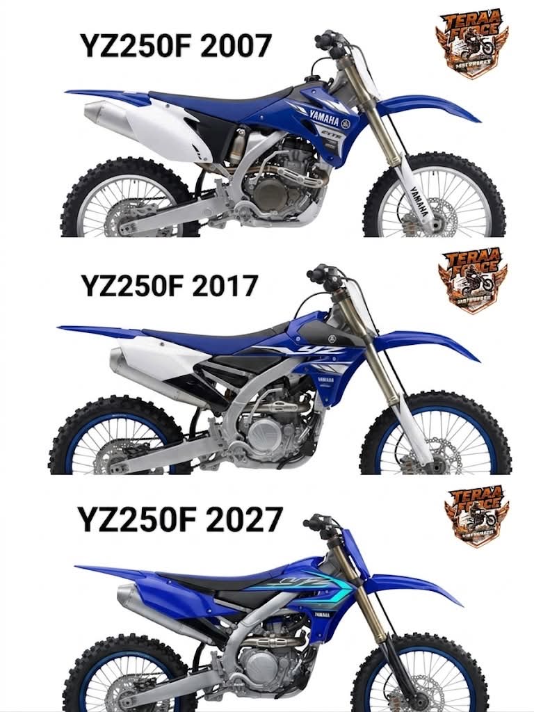 Rear Wheel Horsepower 2010 Yamaha YZ250F vs 2025 Yamaha YZ250F🔥