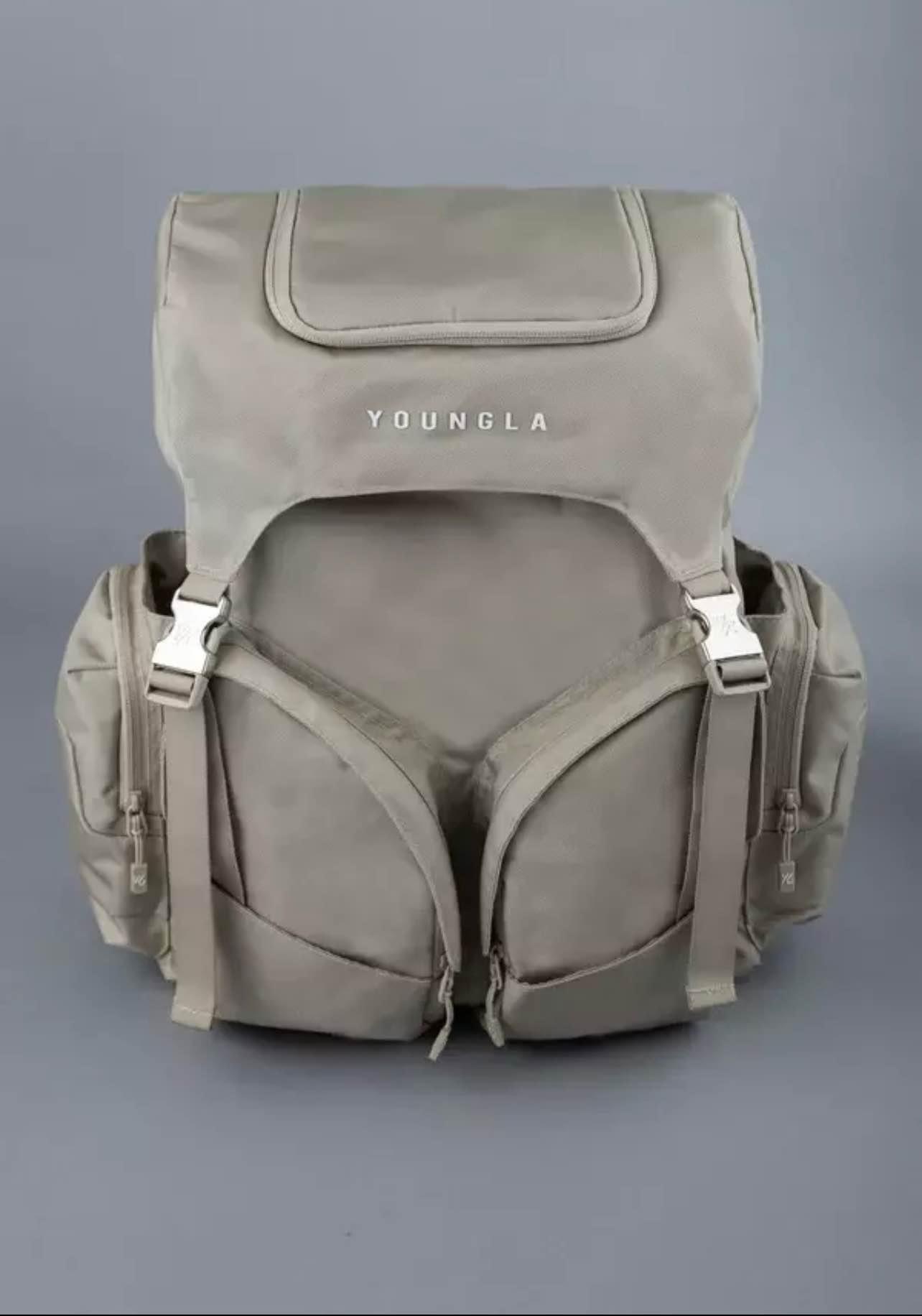 NWT YoungLA 731 Grand Tour Backpack Cream - 14 x 8 × 19.5 