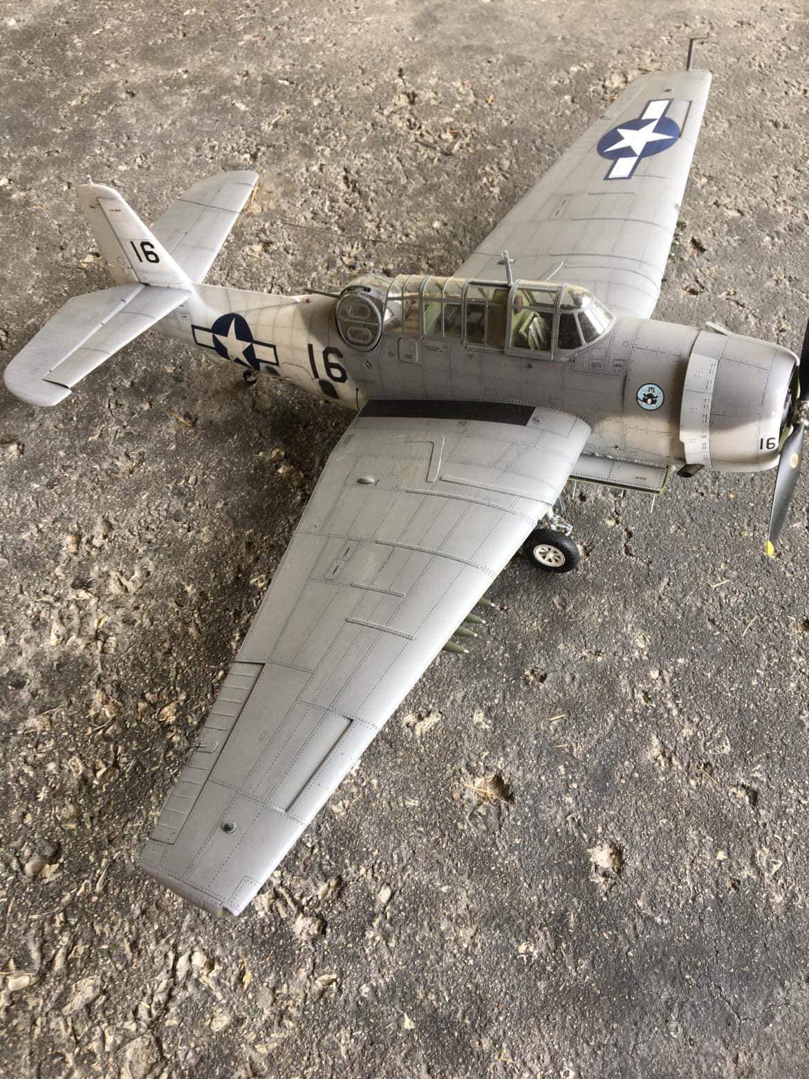 TBF-1C Avenger 1/32 Trumpeter model with extras