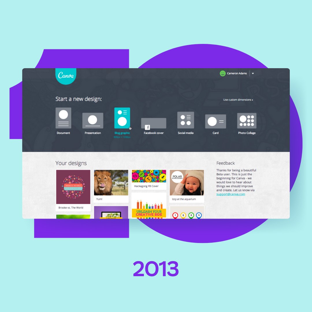 Canva - Glow-up ba kamo? Check out how Canva changed from... | Facebook