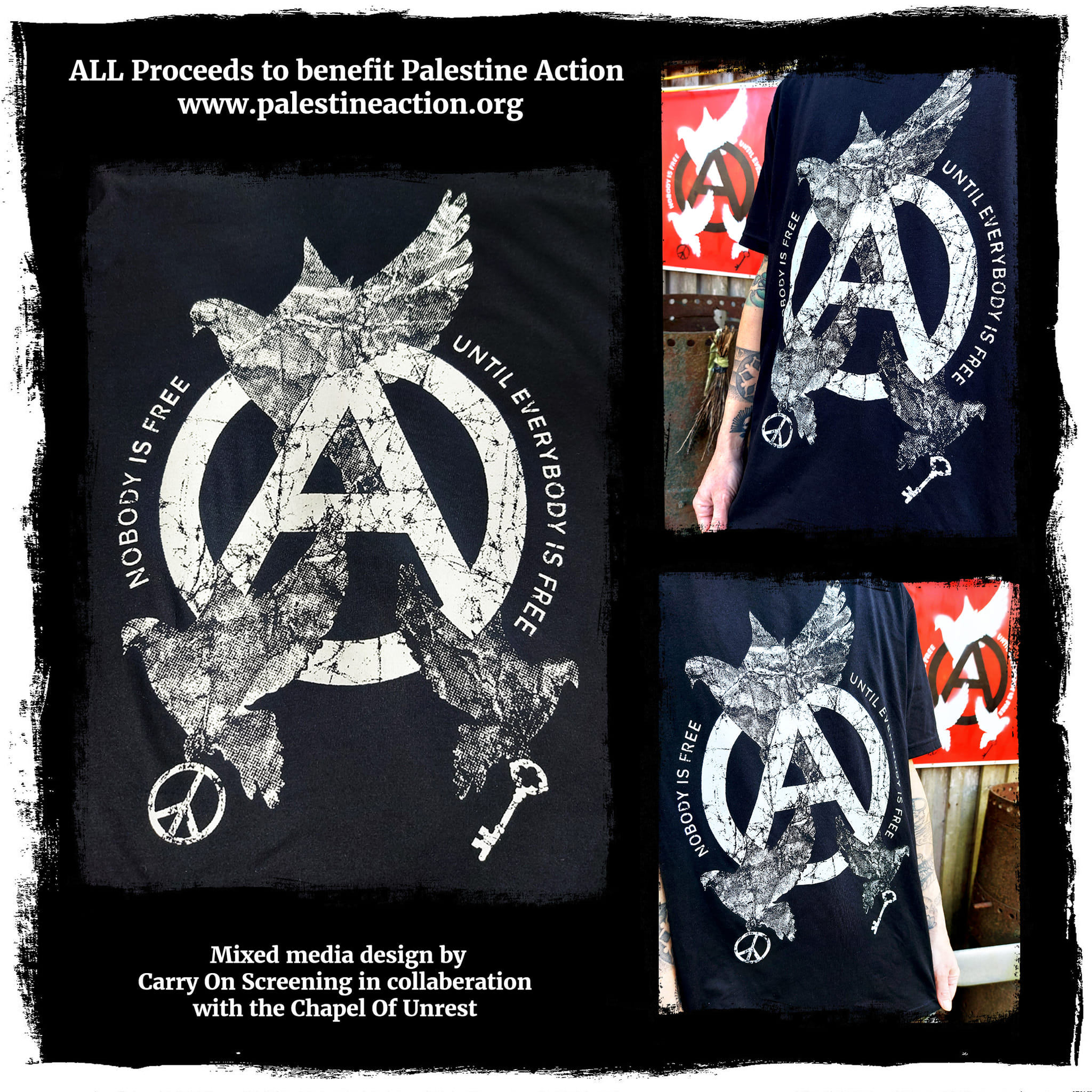 MASSIVE ATTACK x PSC Limited Edition solidarity T. Massive Attack