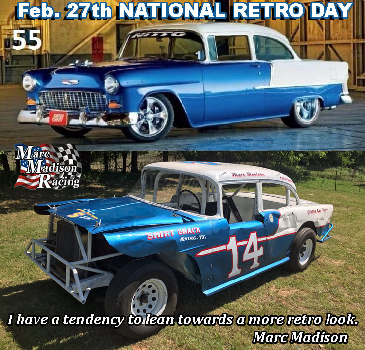 NATIONAL RETRO DAY February 27 is... - Marc Madison Racing | Facebook