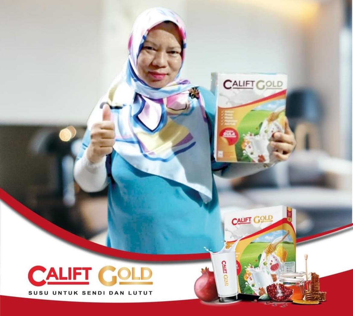 Calift - “Lutut & Sendi Umi dah tak berbunyi lepas minum Calift Gold ...