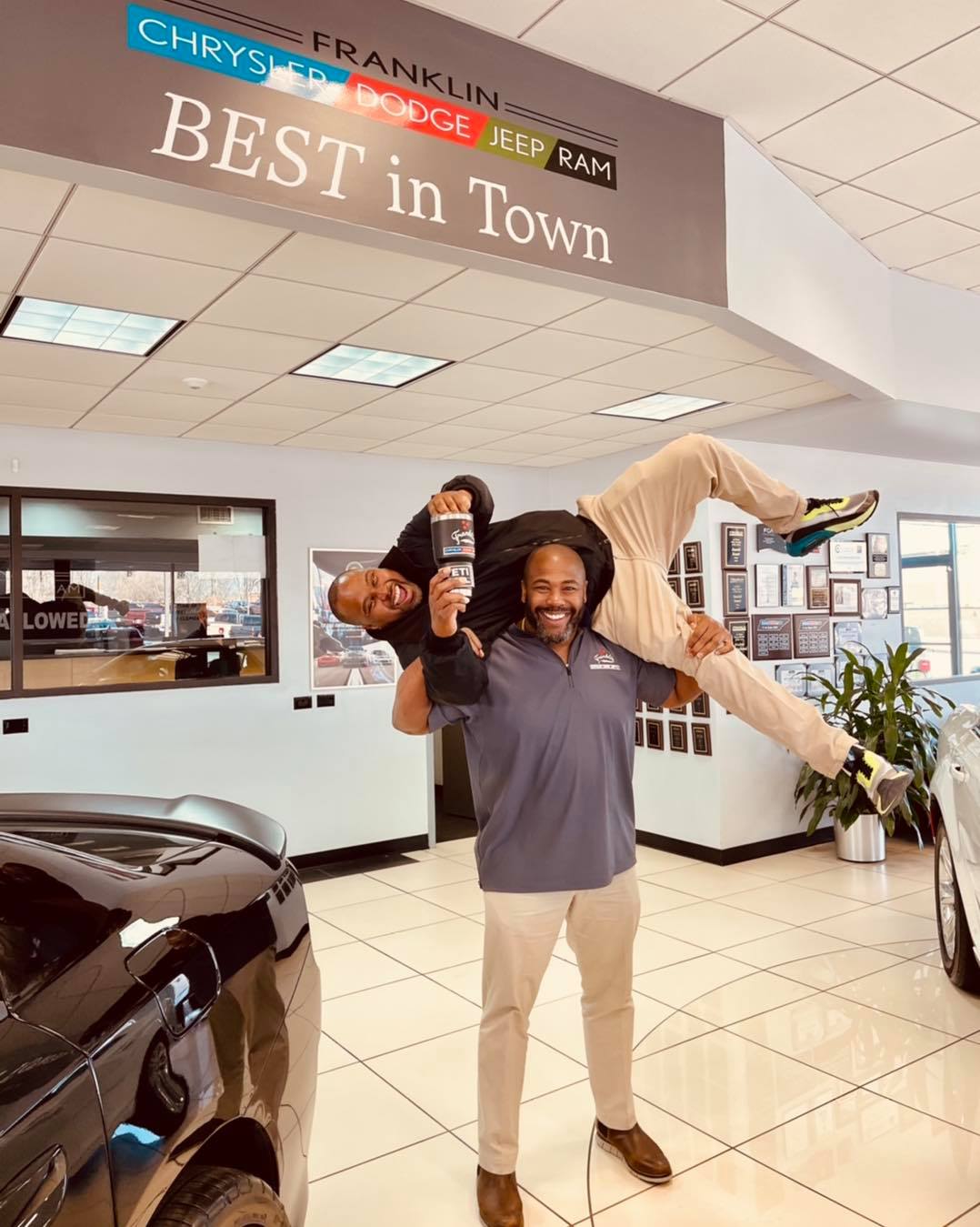 Franklin - Here is our GSM Chauncey, and our employee of the month ...